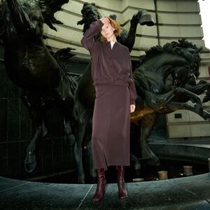 B-YU - Gonna Modal Scuba Skirt - 9162